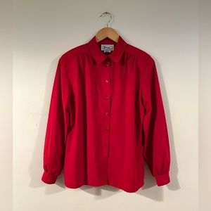 Joyce Red Blouse